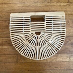 Bamboo Ark Handle Boho Resort Beach Purse